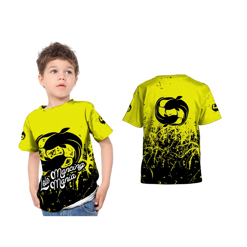 [Riashop] Kaos Lele Mancing | Jersey Lele Mancing | Kaos Jersey Anak | Lele Mancing Mania