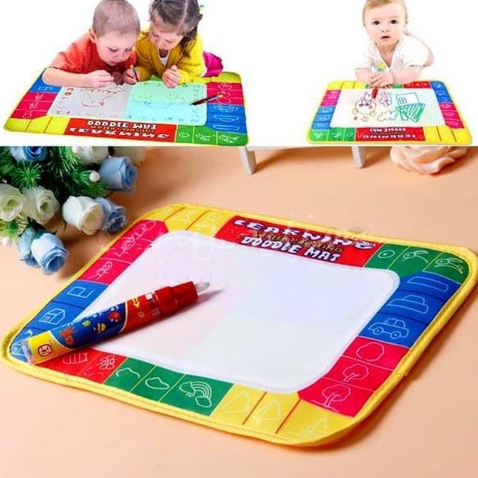 

Kualitas terbaik] drawing board magic mat pen doodle wrinting painting kids toolder