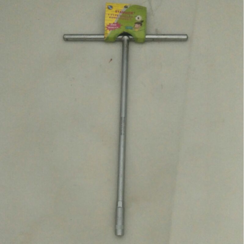 kunci sock T8mm stamvick, kunci T stamvick, kunci sock T besi tebal.