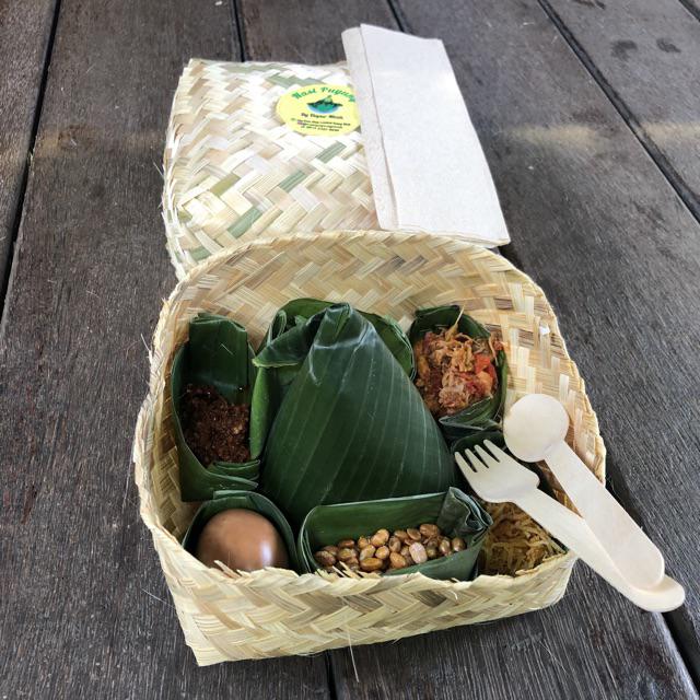 Garudabali Unbleached Tissue Napkin Paper Towel Tisu Coklat Sendok Garpu Pisau Kayu Ramah Lingkungan