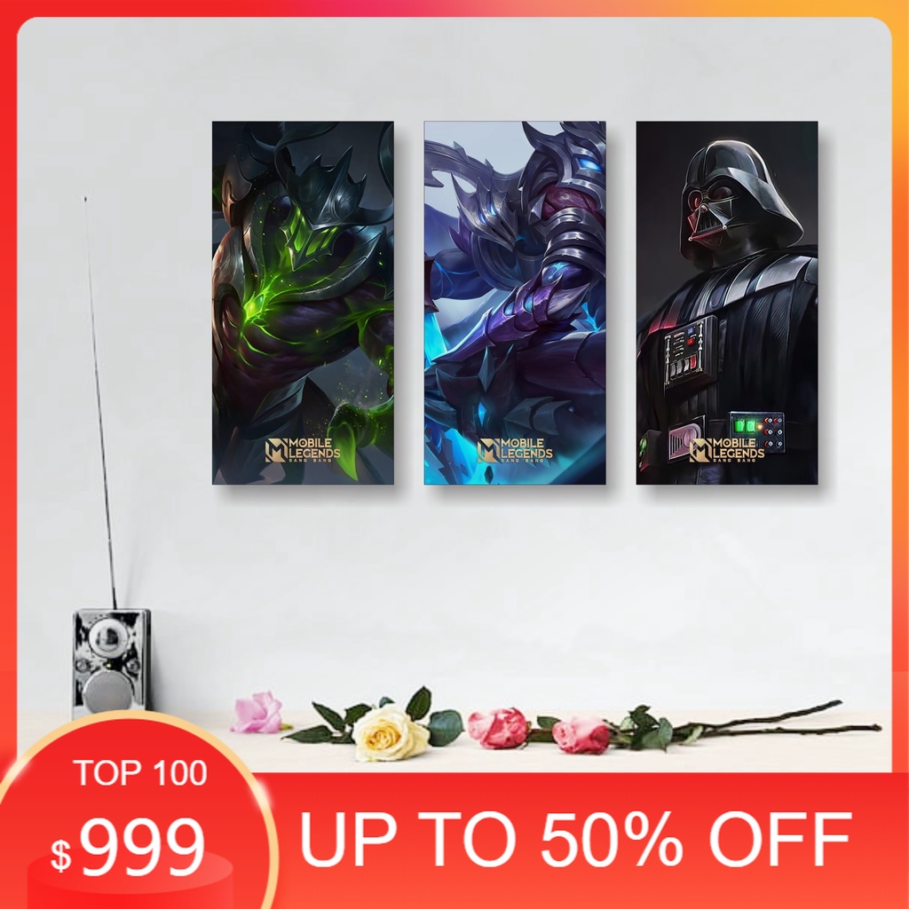 Poster Kayu Hiasan Dinding 15x30 Mobile Legends Argus