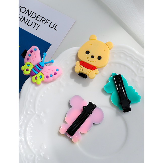 LRC Jepit Rambut Fashion Color Alloy Soft Clay Animal Duckbill Clip K85856