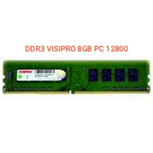 MEMORY / RAM DDR3 VISIPRO 8GB LONGDIMN PC 12800 (UTK KOMPUTER/PC)