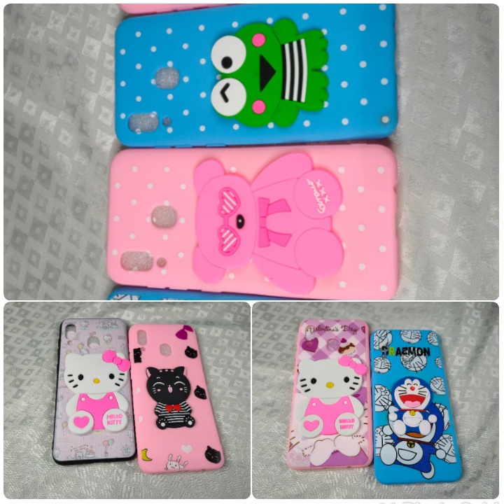 SOFT CASE KARAKTER TIMBUL KACA SAMSUNG A20 / A30