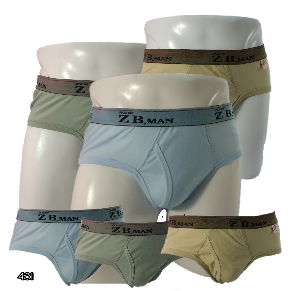 1 Pcs Zb Man Karet | Celana dalam zb man karet | CD pria zb man KARET BOXER