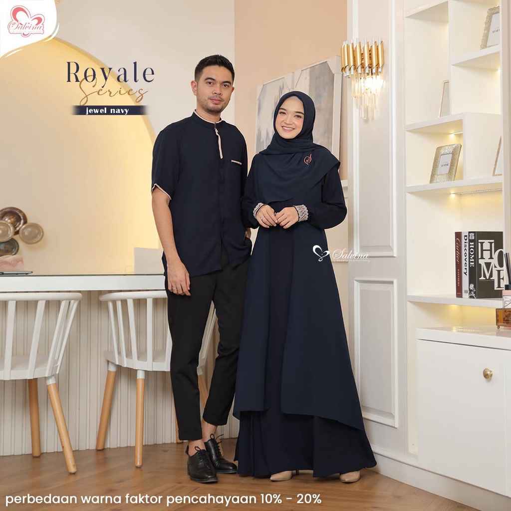 Salvina Hijab Dress New Royale Series Quality Gamis Premium Syari'i - Gamis