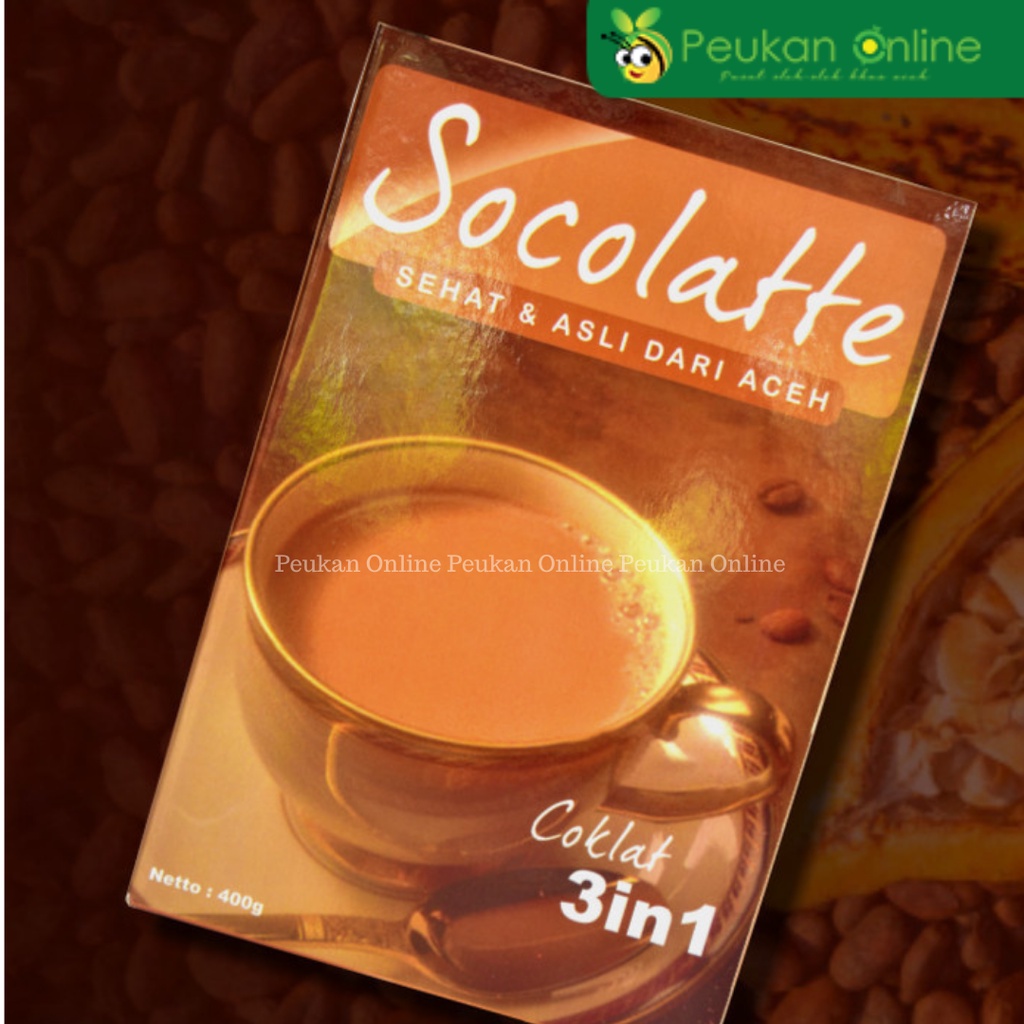 

Minuman Coklat Khas Aceh (Socolatte) 400 gram 3in1 Cokelat Asli