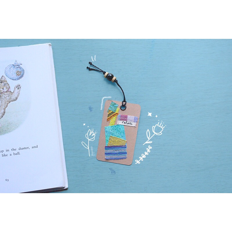 

Peponina Wellbeing Bookmarks - Pembatas Buku Handmade (Perca Tenun/ Batik)