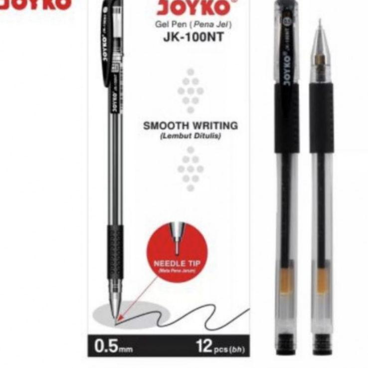 

Murah Istimewa Gel Pen Pulpen Pena Joyko JK-100NT Black 0.5 mm 1 Pack 12 Pcs