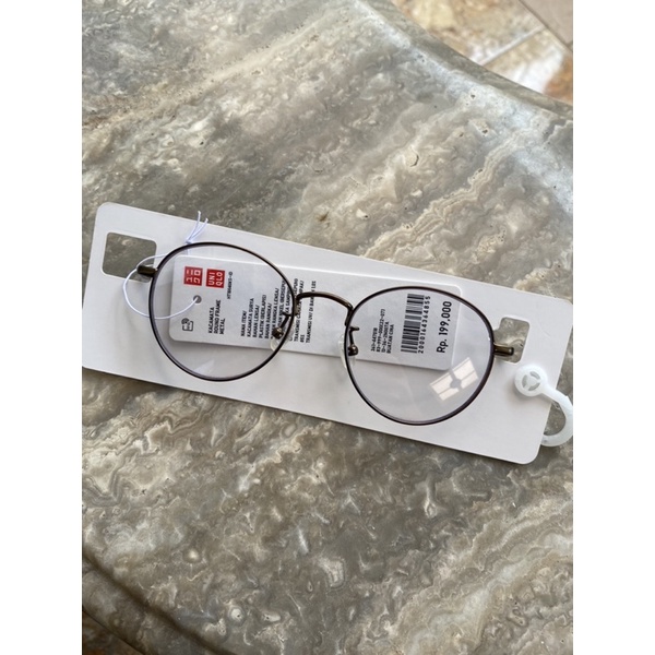 UNIQLO Kacamata Round Frame Metal