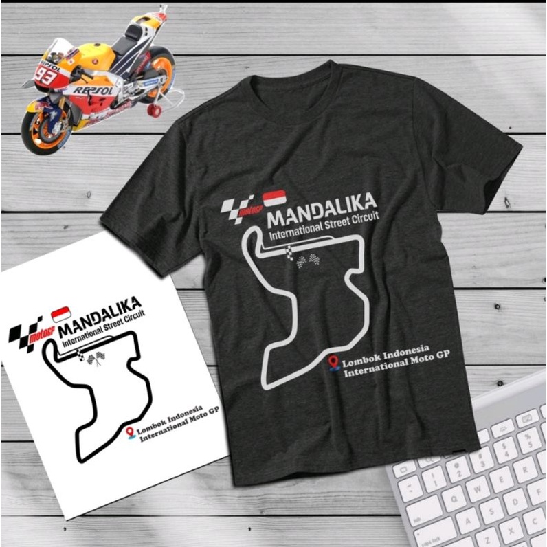 Kaos Mandalika Racing Team Original Kaos Mandalika Circuit Kaos Mandalika Dewasa Kaos Mandalika Gp S