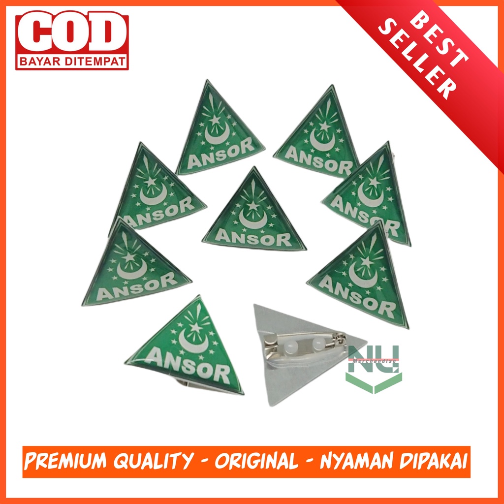 Terbaru Pin Ansor Resin / Bros Ansor Resin / Pin Terompah Ansor / Lencana Ansor