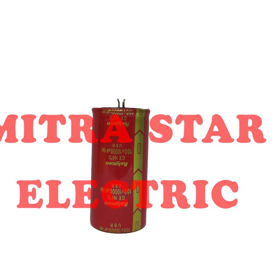✬ Elco Rubycon 10000uf 100v Merah, Capasitor Elco Rubycon 10000/100 Japan Red ✰