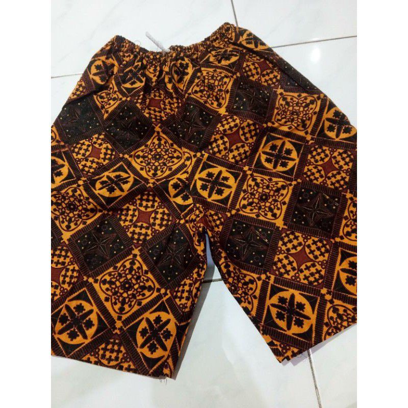 CELANA PENDEK BATIK CELANA COLOR BATIK DEWASA PRI WANITA