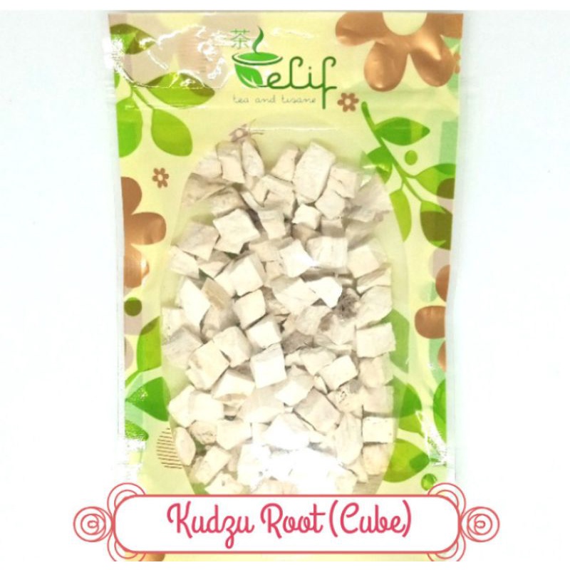 

ELIF TEA Organic Kudzu Root Cut Pieces Pueraria Lobatae Radix Tea