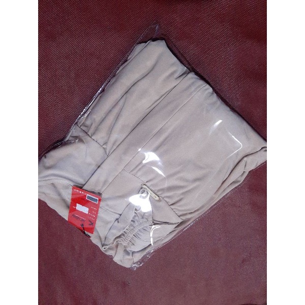 GAMIS JERSEY PREMIUM model AMORI DRESS ABAYA | RFILLY-Cream