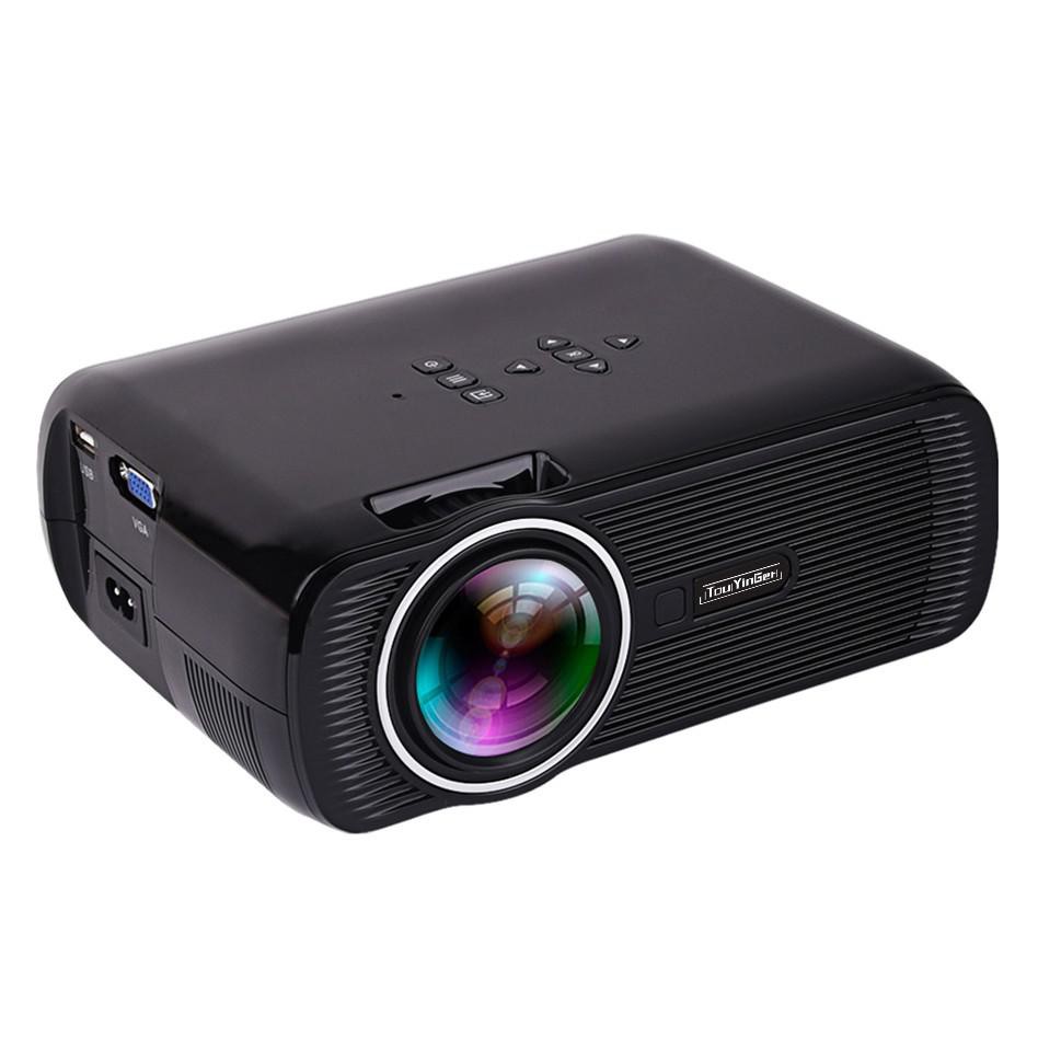 PROMO - Proyektor Mini LED 1800 Lumens 1080P with TV Receiver Mini Proyektor