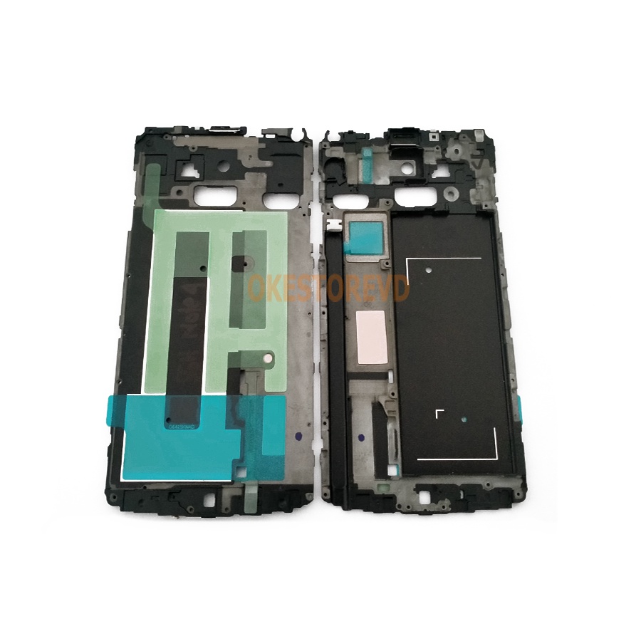TATAKAN LCD SAMSUNG GALAXY NOTE 4 / N910 / MIDDLEE / FRAME / BEZEL N910F