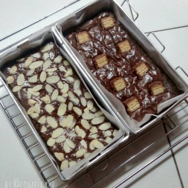 

Chewy brownies almond