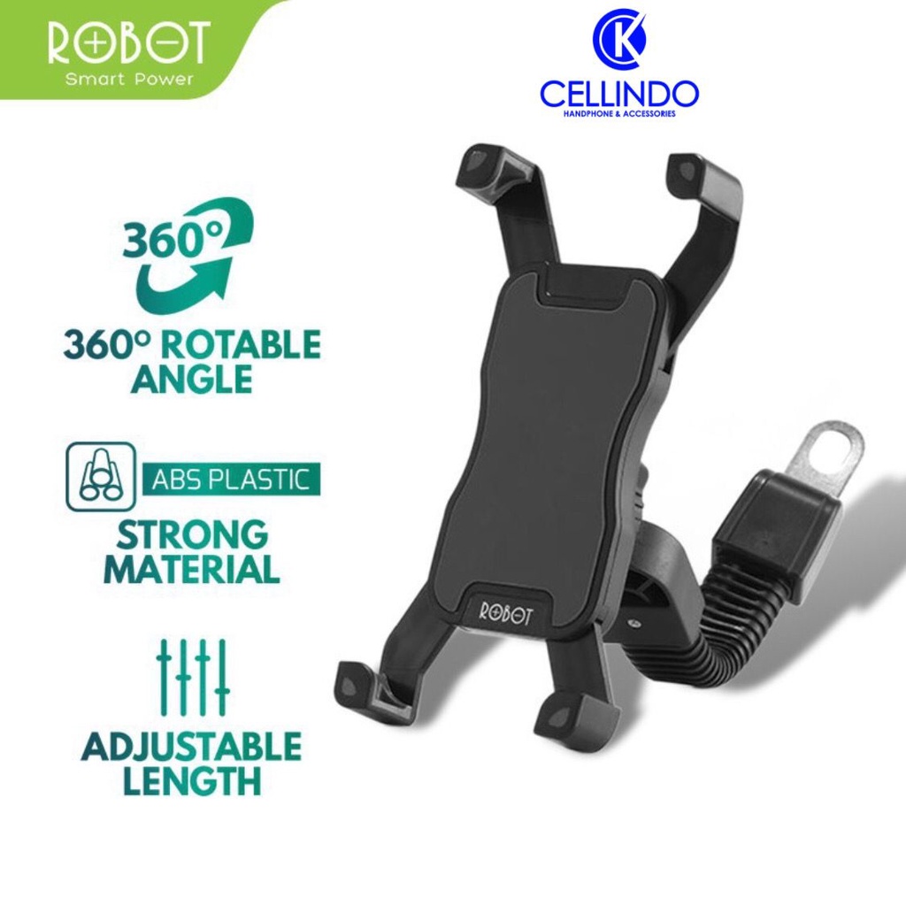 ROBOT Phone Holder HP Motor RT-MH02- Garansi Resmi 1 Tahun