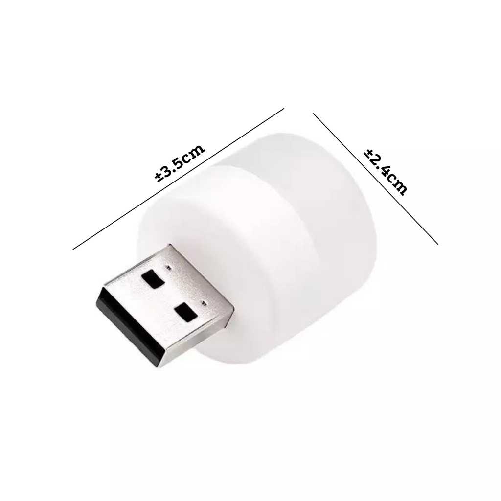 【GOGOMART】ONEWA Lampu LED Mini USB Portable / Lampu Penerangan Belajar Tidur 1Watt