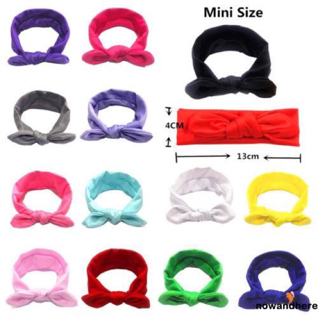 Bandana Pita Polos Kelinci /  BANDANA POLOS