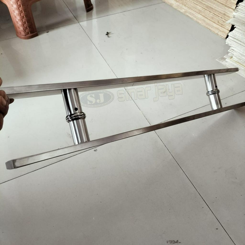 gagang pintu baut tembus handle tarikan pintu stainless pegangan pintu minimalis panjang 45cm 60cm