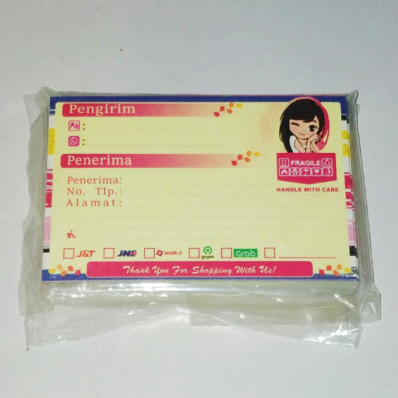 

Stiker Pengiriman Cute Girl Thank You