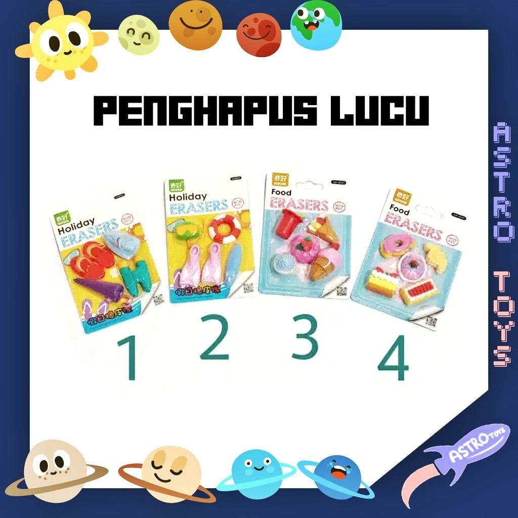 

Penghapus Lucu Holiday Express Food Eraser