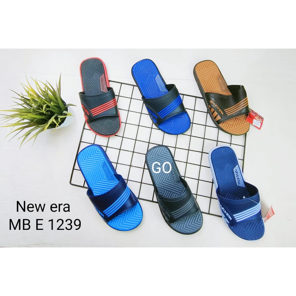 BB  NEW ERA MB.E 1239 Sandal Slop Sendal Karet Pria