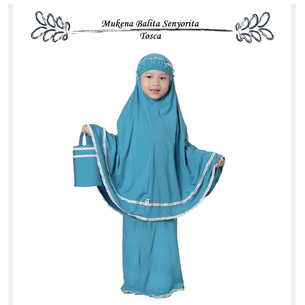 Mukena Anak Baby Bayi Batita Balita 1 2 3 4 5 Tahun Senorita / Mukena Bayi / Mukena Balita / Terbaru-5