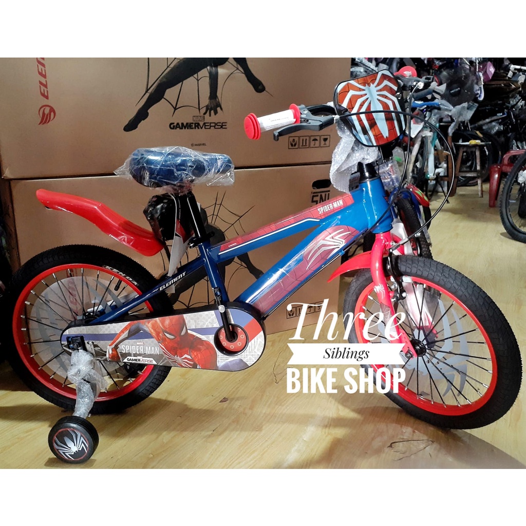 MARVEL SERIES TERBARU SEPEDA ANAK BMX 18 INCH ELEMENT SPIDERMAN 4.0