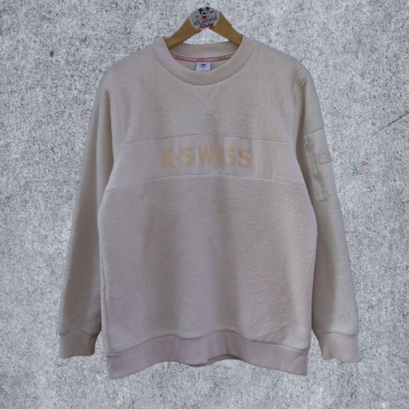 sweater crewnek K swiss flecee jacket original