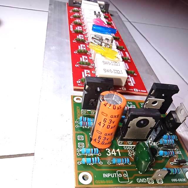 Kit driver power bostrap tef plus pcb final + heatsink