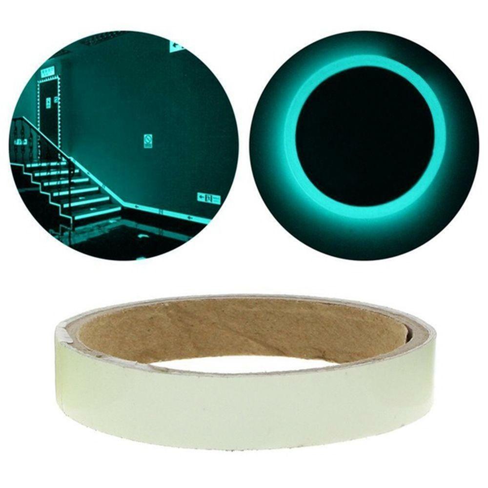 Rebuy Fluorescent Tape Removable Mencolok Glow in The Dark Perlengkapan Pesta Roda Sepeda Luminous Tape