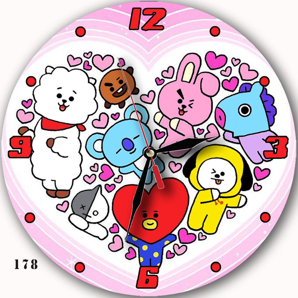 JAM DINDING LOGO BTS 178