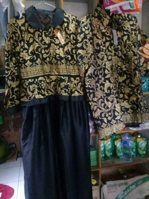 Wou Batik Couple Talitha Maura Couple - Sania Ruffle Batik Couple Ndoro Jowi Dnt Garansi - Kg015