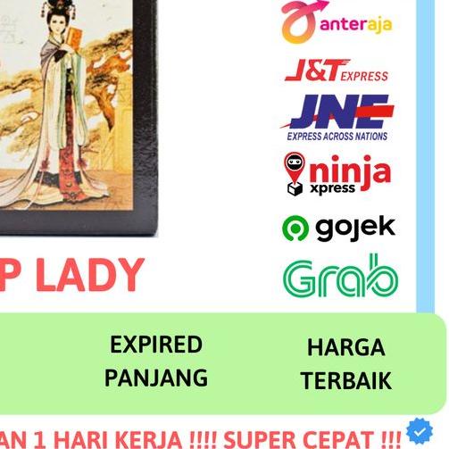 ♠ TOP LADY HAIR DYE SHAMPOO 1 BOX ISI 6 PCS SEMIR CAT RAMBUT HITAM 15 ML ☈