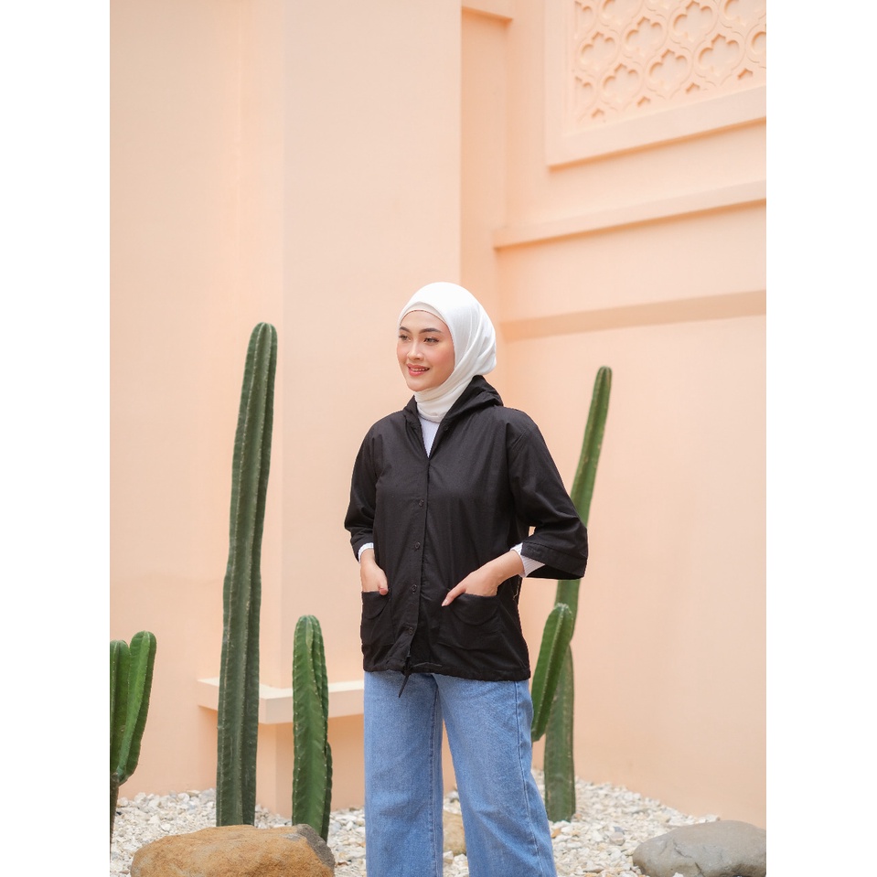 LIA LINEN OUTER - outer polos / outer wanita / outer murah / outer fuschia