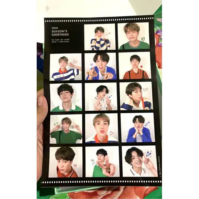 UNOFFICIAL STIKER BTS SEASON GREETING 2020