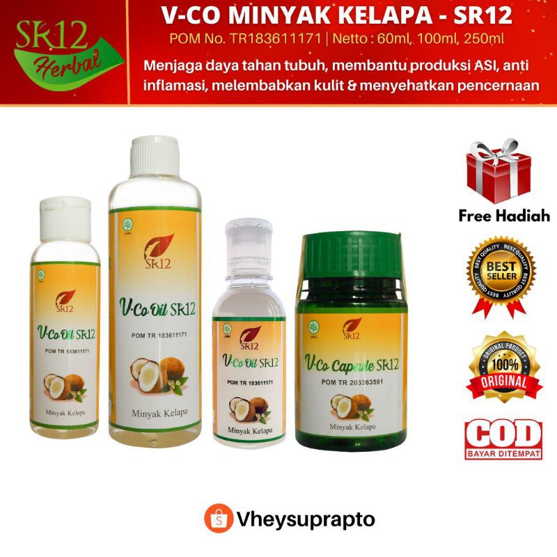 MINYAK KELAPA MURNI/VICO OIL SR12/PENAMBAH NAFSU MAKAN ANAK