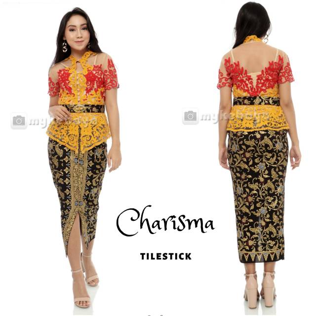 Kebaya Bali Tilestik motif charisma