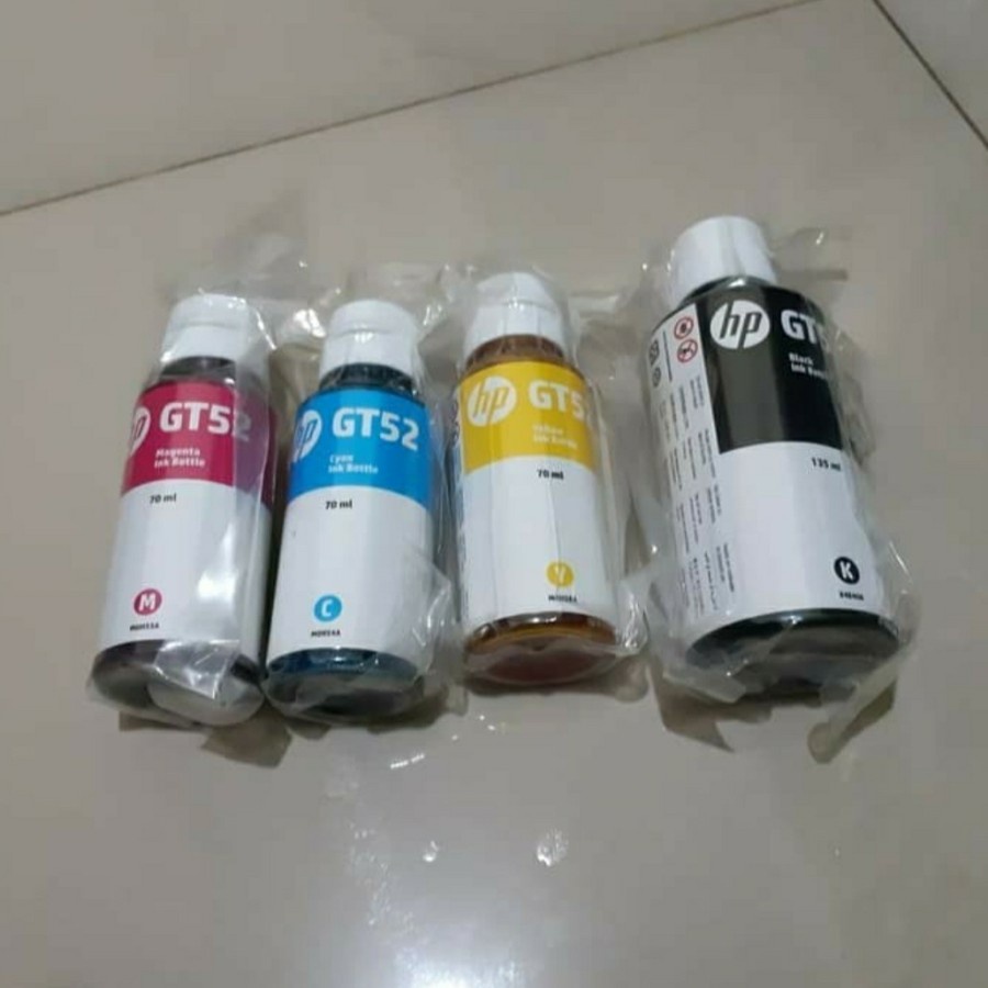 Paket Tinta HP GT 51XL 135ml + GT 52 (LOSEPACK) ORIGINAL