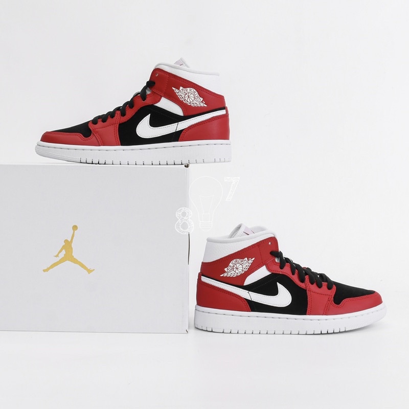 Air Jordan 1 Mid Gym Red Black