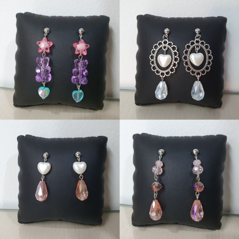 Anting Handmade / Beaded Earrings / y2k / angelic / princess earrings / greek jewellery / anting man