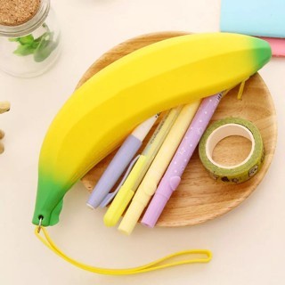 *COD* Dompet Koin Pisang Banana Coin Pouch Dompet Koin Silikon Pisang