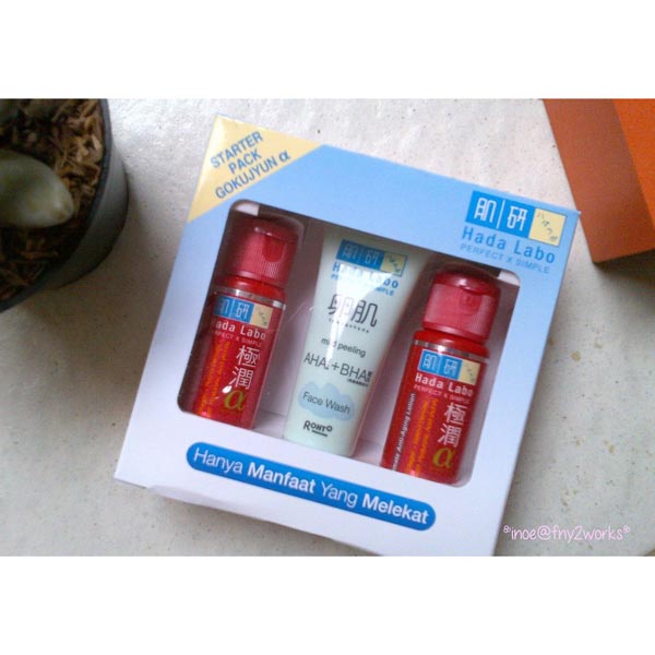 Hadalabo Hado Labo Gokujyun Starter Pack Anti Aging | Ultimate Moistruzing Face Wash 20ML | Lotion 20ML | MILK 20ML_Cerianti