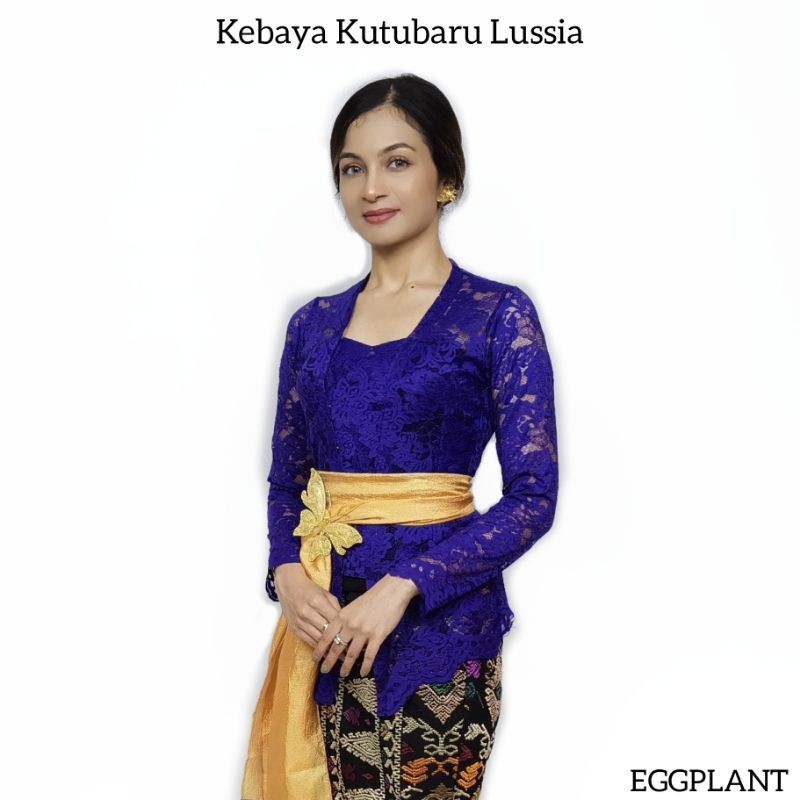 Atasan Kebaya Kutubaru Semifrance Lengan Panjang Lussia
