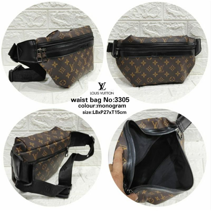 WAISTBAG PRIA WANITA LV IMPORT TAS PINGGANG LV TAS SELEMPANG PRIA WANITA LV BUMBAG LV IMPORT