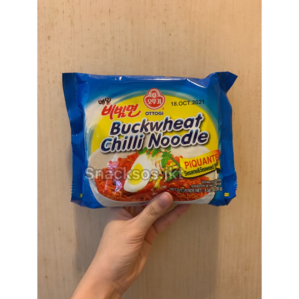 OTTOGI BUCKWHEAT CHILLI NOODLE- RAMYUN KOREA - MIE INSTANT- BIBIM RAMEN